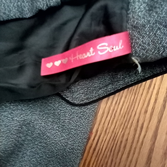 🍭Heart and soul gray military cropped Jacket Size medium - Picture 5 of 6